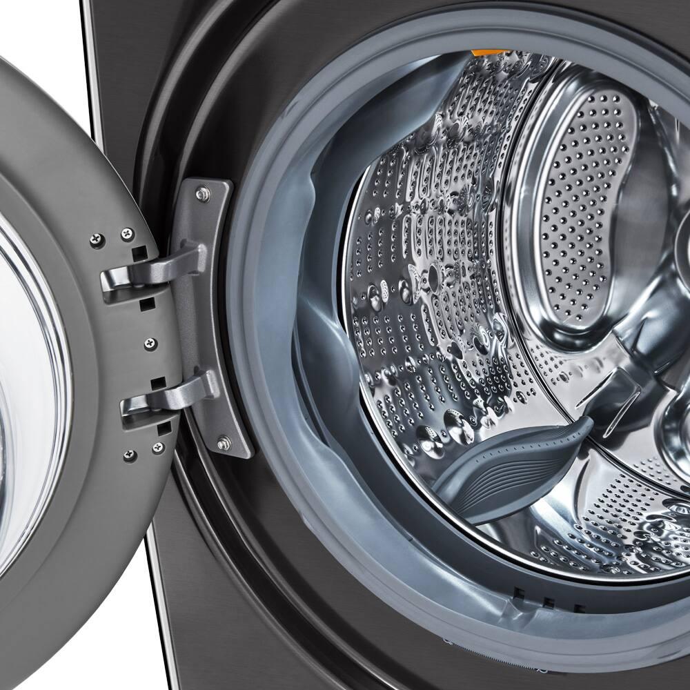 Lava e Seca LG 18Kg/10Kg com Inteligência Artificial AI DD™ e Wi-Fi WD18BV2S6B – Black Inox - 5