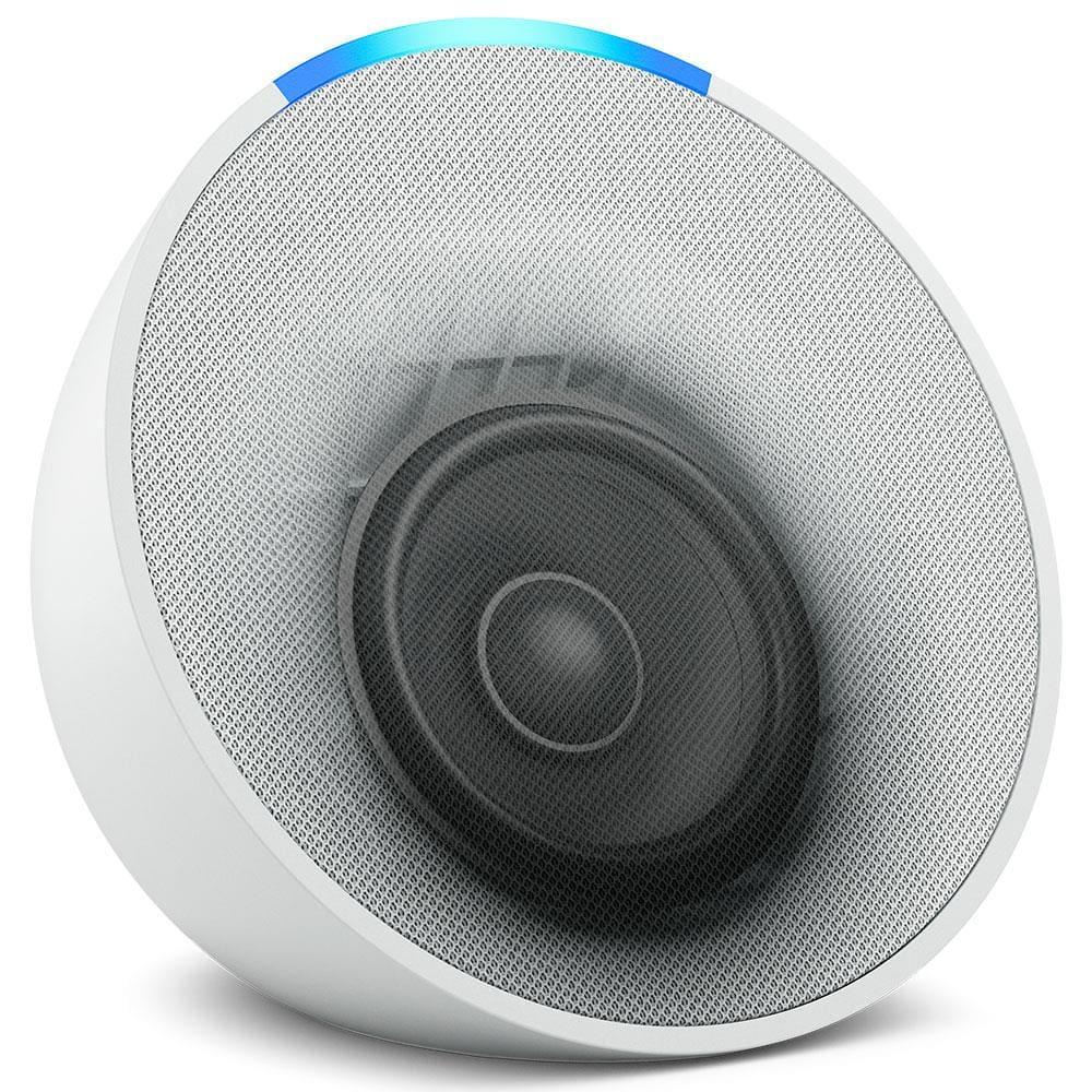 Smart Speaker Echo Pop Compacto com Som Envolvente e Alexa - Branco - 7
