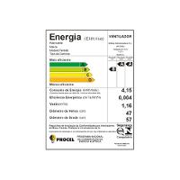 Ventilador de Parede Britânia BVT575 Maxx Force 47cm com 3 Velocidades, 6 Pás e 176W - Preto - 7