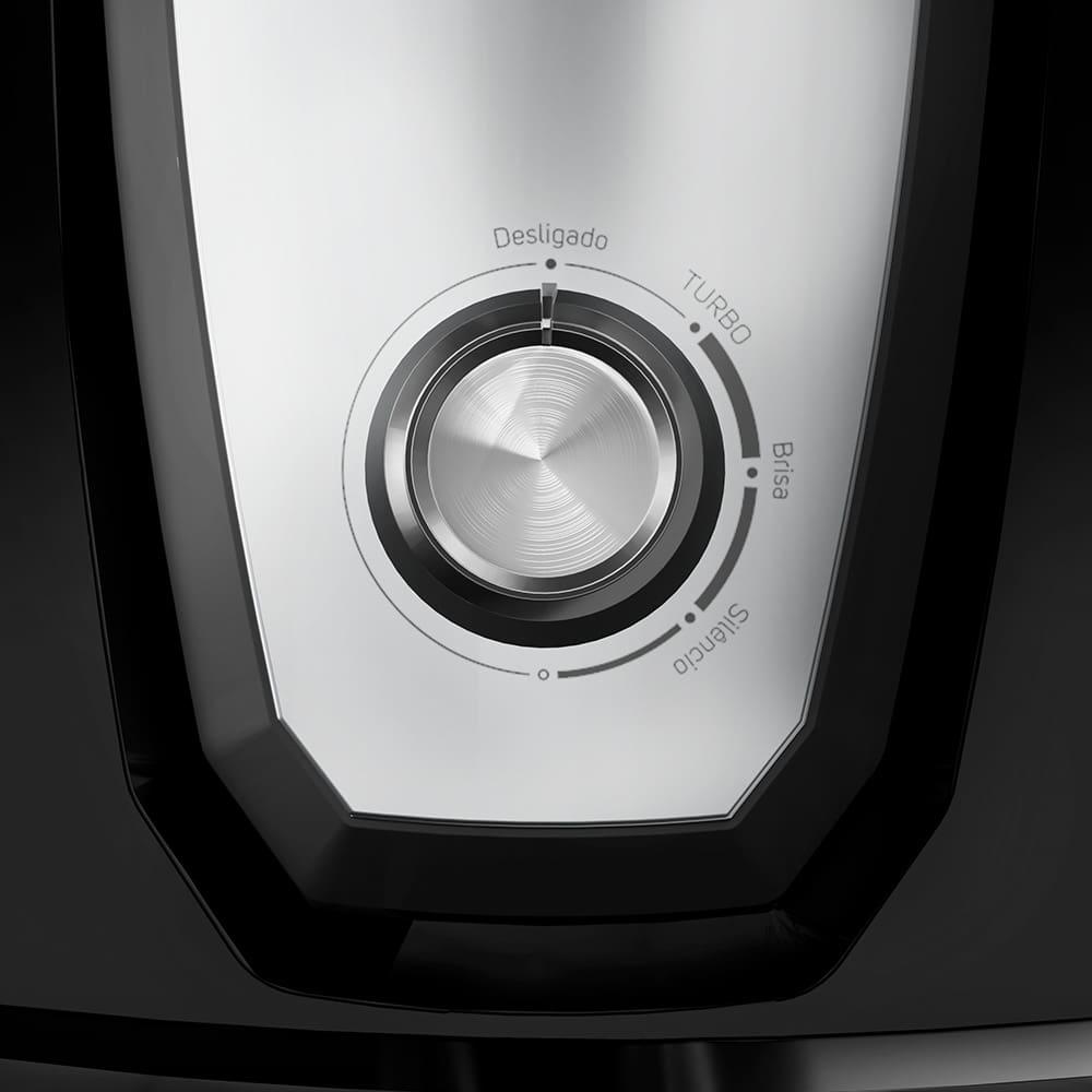 Ventilador de Mesa/Parede Wap Flow Turbo com 8 pás e 3 velocidades 180W - Preto e Cinza - 7