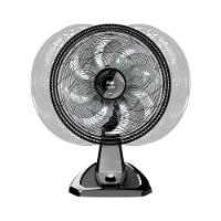 Ventilador de Mesa/Parede Wap Flow Turbo com 8 pás e 3 velocidades 180W - Preto e Cinza - 3