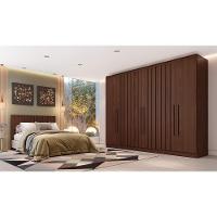 Guarda-Roupa Europa Mademarques Sicilia 6 Portas 4 Gavetas 15 prateleiras 210cm - 1