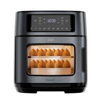 Fritadeira Elétrica Sem Óleo Air Fryer WAP Oven WAOD2 Antiaderente 12 litros 1800W Black Inox - 1