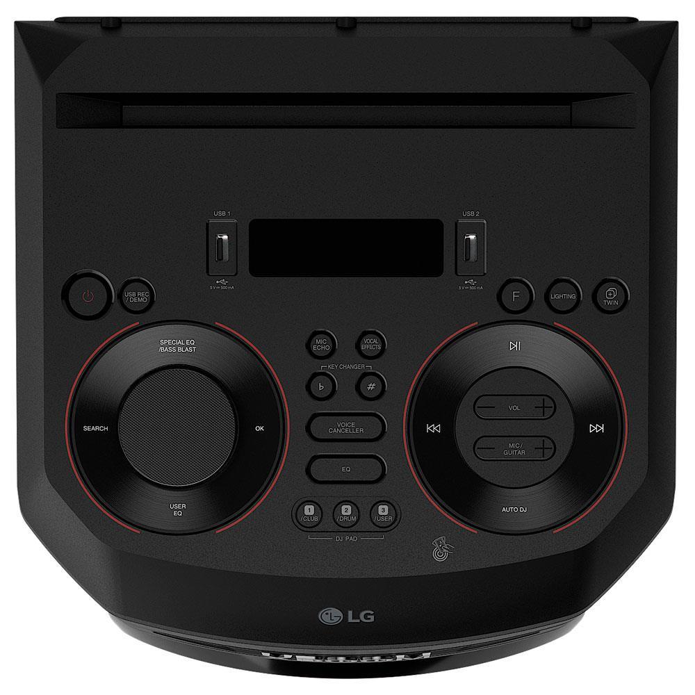 Torre de Som Acústica LG XBOOM RNC7 com Multi Bluetooth, Karaokê, Entrada de Microfone e Guitarra - 5