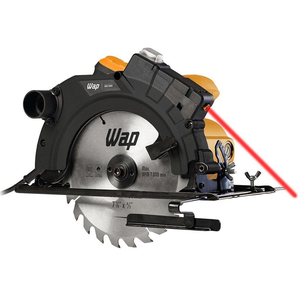 Serra Circular Wap ESC 1500 com Guia Laser 1500 W - 1