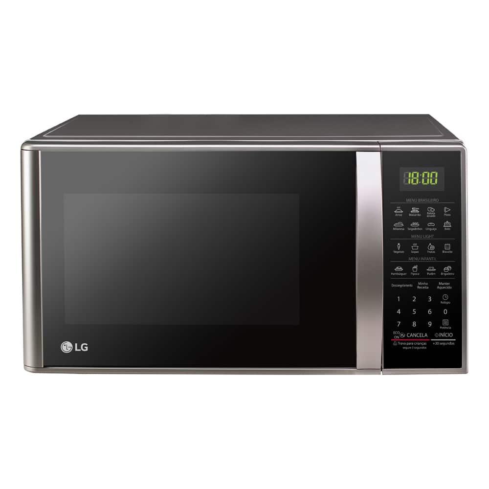 Forno Micro-ondas LG MS3043BR com Função Manter Aquecido e Limpa Fácil - Prata - 1