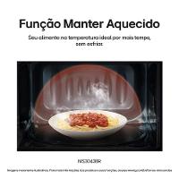 Forno Micro-ondas LG MS3043BR com Função Manter Aquecido e Limpa Fácil - Prata - 7