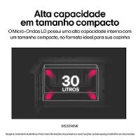 Forno Micro-ondas LG MS3094NRA com visual NeoChef e Limpa Fácil – Espelhado - 10