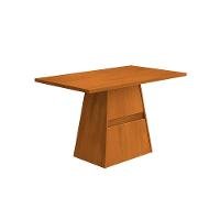 Mesa de Jantar Retangular Dobuê Dakar com 4 Cadeiras Estofadas Revestidas em Suede - 3