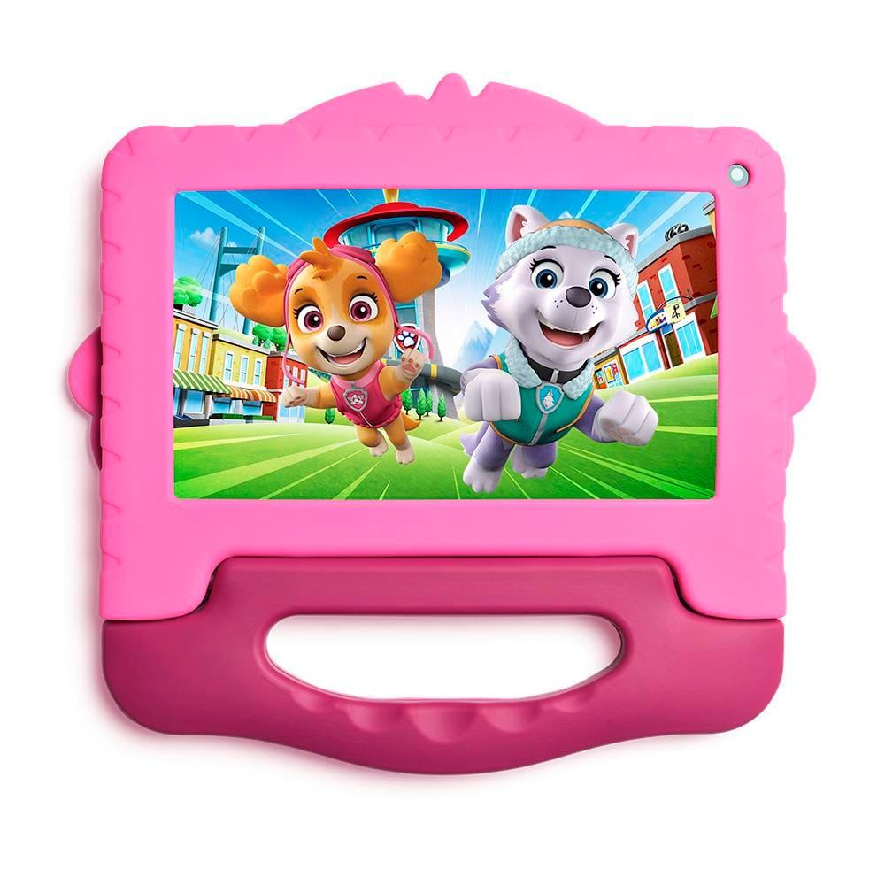 Tablet Infantil Multi Skye Patrulha Canina 7” Android 13 GO NB422 Quad-Core Wi-Fi 64GB 2MP Rosa - 2