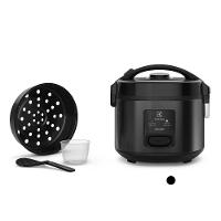 Panela de Arroz Elétrica Electrolux ERC10 Efficient 2 em 1 Visor Glass por Rita Lobo 7 Xícaras - Preto/Inox - 5