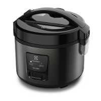 Panela de Arroz Elétrica Electrolux ERC10 Efficient 2 em 1 Visor Glass por Rita Lobo 7 Xícaras - Preto/Inox - 9