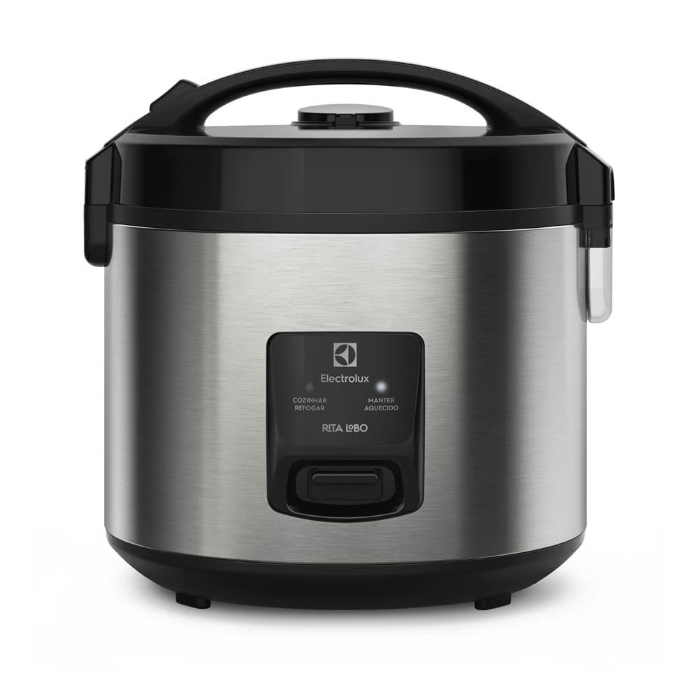 Panela Elétrica de Arroz Electrolux Efficient ERC20 por Rita Lobo com Trava de Segurança 3,5L – Inox e Preta - 1