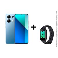 Smartphone Xiaomi Redmi Note 13 Azul, 256GB, Tela 6.7”, 8GB RAM, Câmera Tripla Traseira, Android 13 e Processador Octa-Core com Pulseira Inteligente - 1
