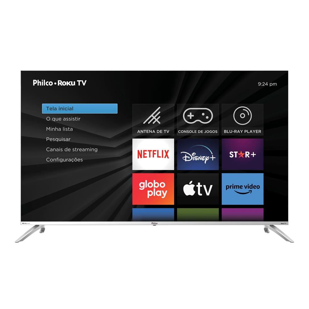 Smart TV 55" Philco Ultra HD 4K V55G7PR2CSB com processador Quad-Core, Dolby Digital, HDMI, USB, Wi-Fi e Roku TV - 2