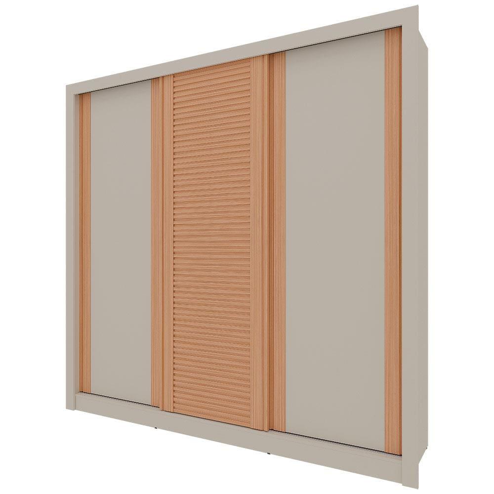 Guarda-Roupa Bartira Village com 3 Portas, 4 Gavetas e 243,1cm de Largura - 3
