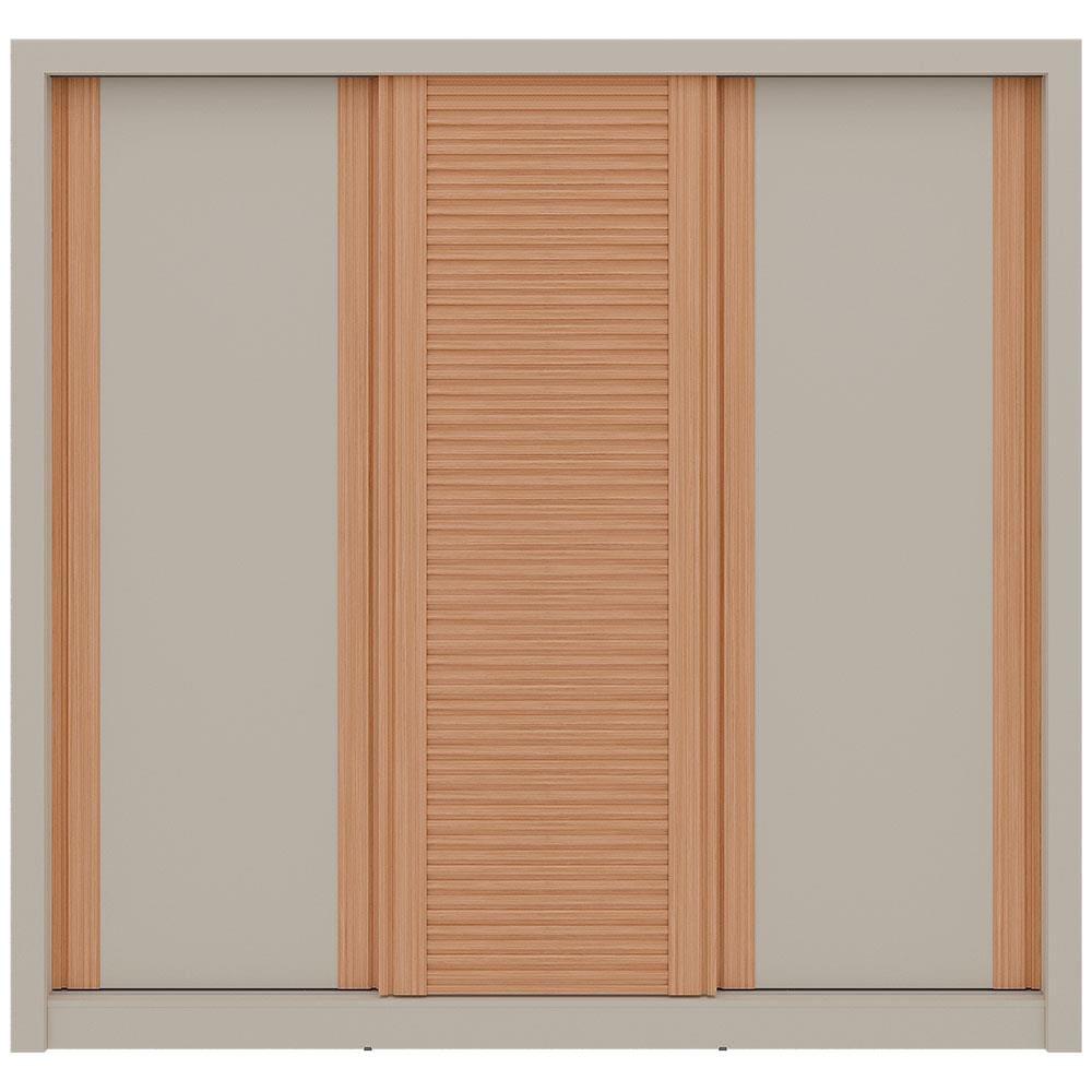 Guarda-Roupa Bartira Village com 3 Portas, 4 Gavetas e 243,1cm de Largura - 4