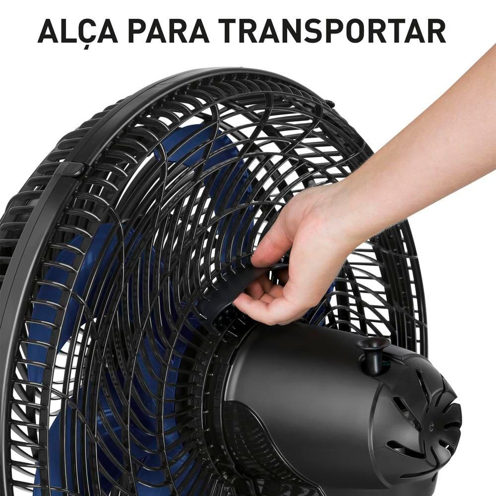 Ventilador de Mesa Arno XTREEM VE95 40cm com 9 pás e 3 velocidades e 160W - Preto / Azul - 4