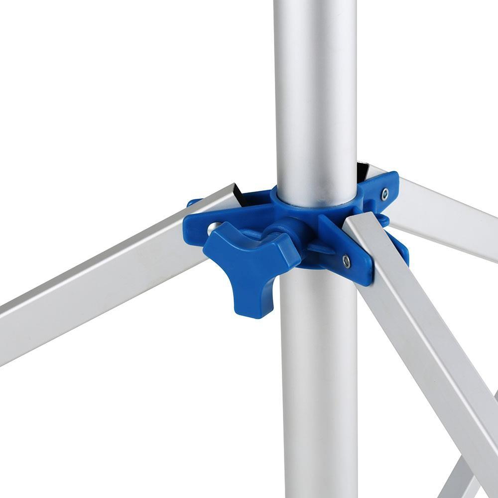 Varal de Chão Parabólico Mor 006052 em Alumínio - Prata/Azul - 8
