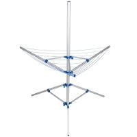 Varal de Chão Parabólico Mor 006052 em Alumínio - Prata/Azul - 5