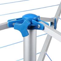 Varal de Chão Parabólico Mor 006052 em Alumínio - Prata/Azul - 6