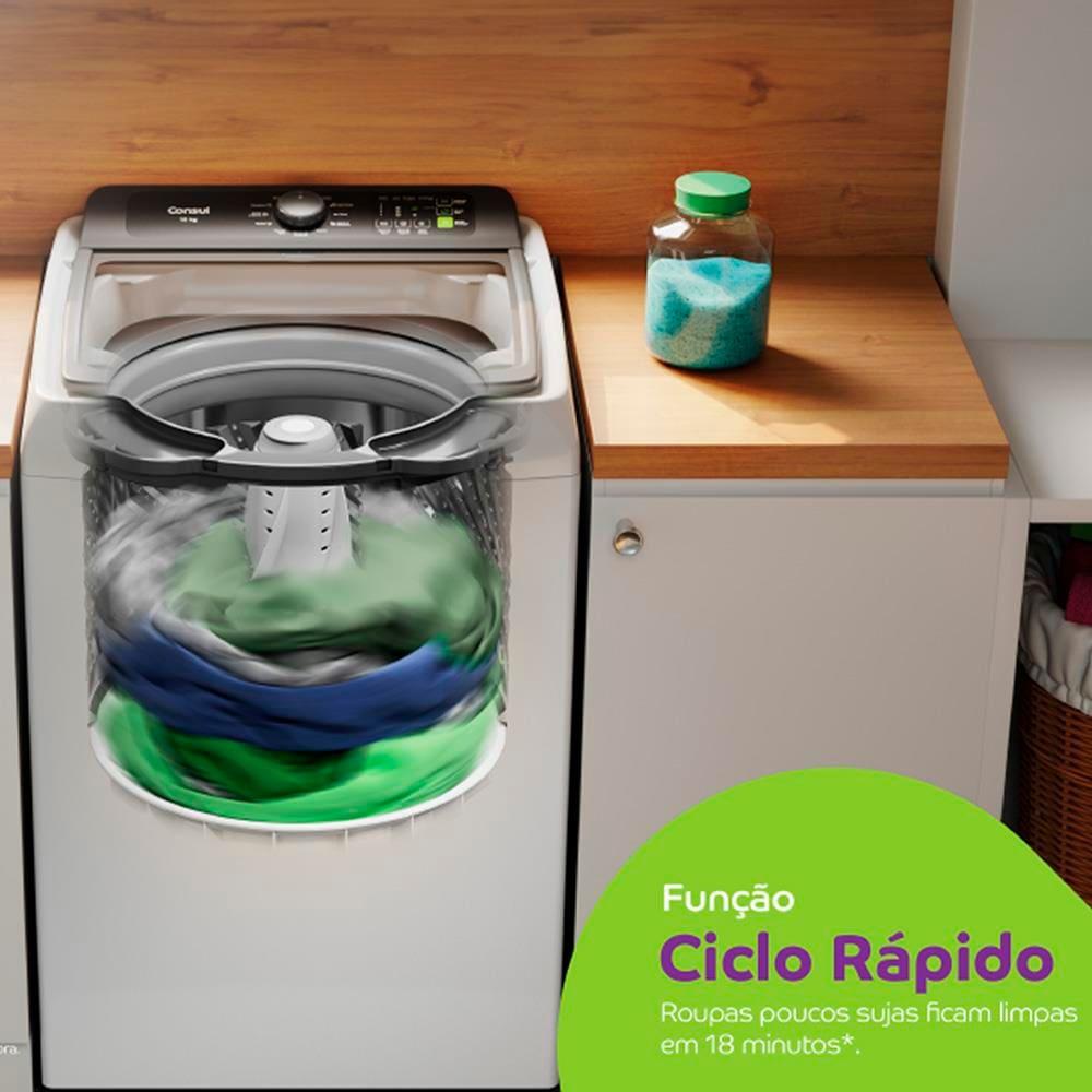 Lavadora de Roupas Consul 15kg CWN15AB com Modo Eco - Branca - 7