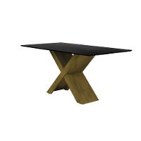 Mesa de Jantar Retangular Dobuê Dubai Light 180x90cm com 6 Cadeiras Estofadas Revestidas em Tecido Veloplus - 3