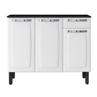 Balcão Itatiaia Rose com 3 Portas e 1 Gaveta - 105 cm de Largura - 1