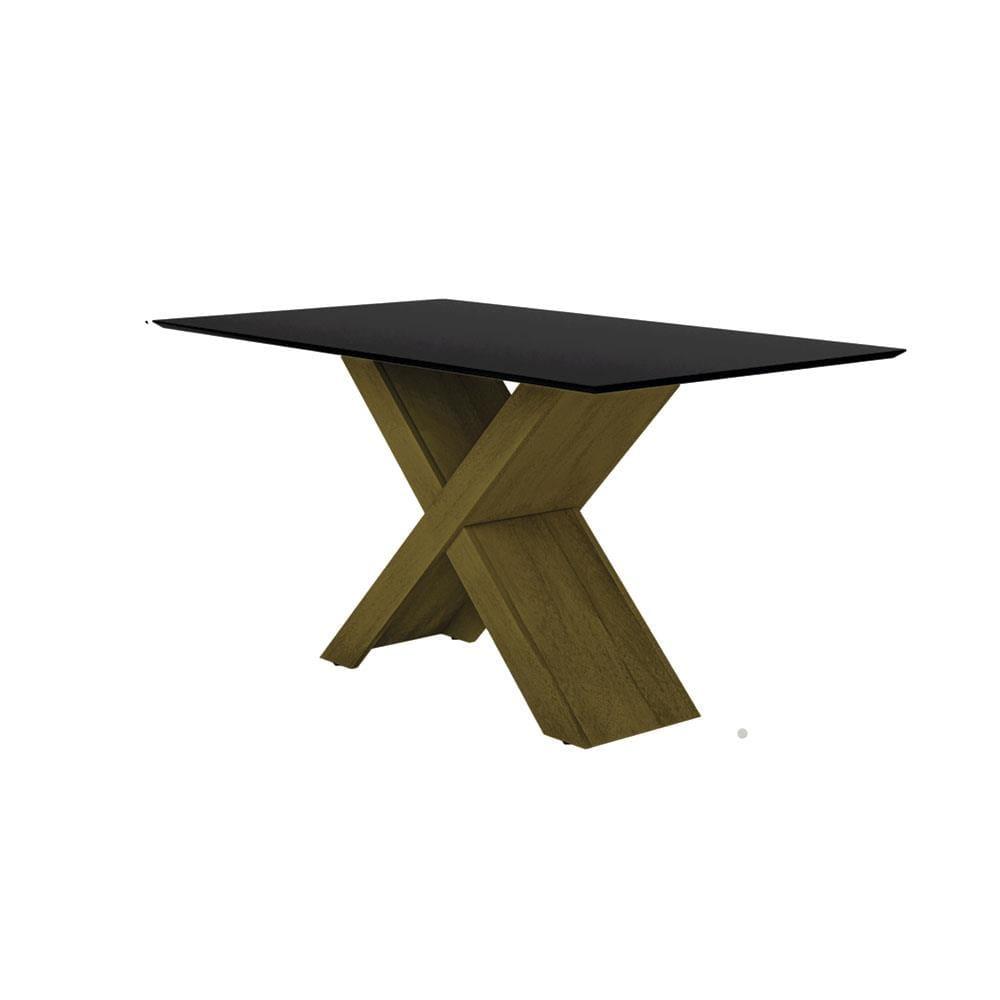 Mesa de Jantar Retangular Dobuê Creta Light 160x90cm com 6 Cadeiras Estofadas Revestidas em Tecido Veloplus - 3