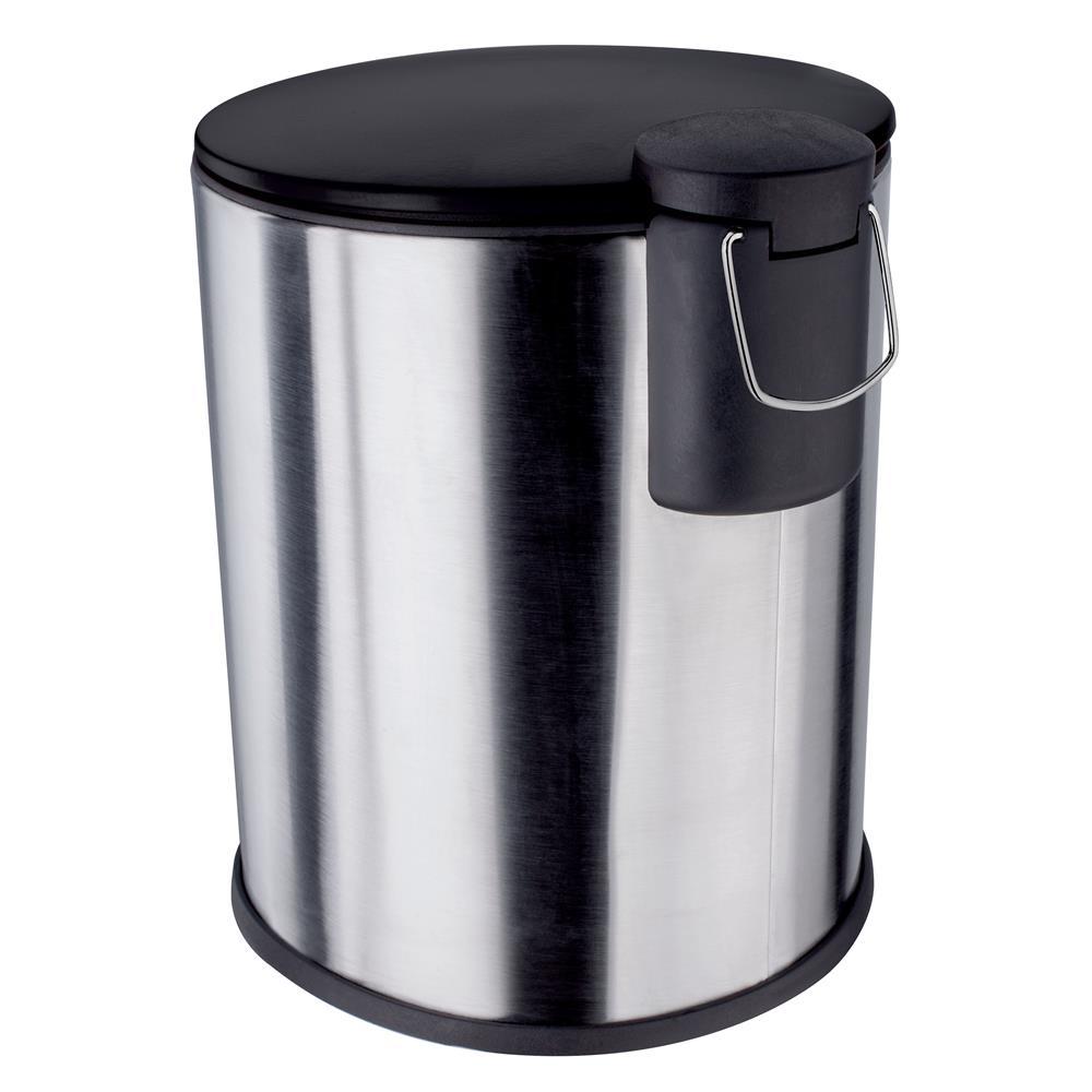 Lixeira Euro Home com Pedal LIX2287-PT em Inox e PP – 5 L - 4