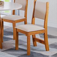 Mesa de Jantar Redonda Viero Província com 4 Cadeiras Estofadas - 2