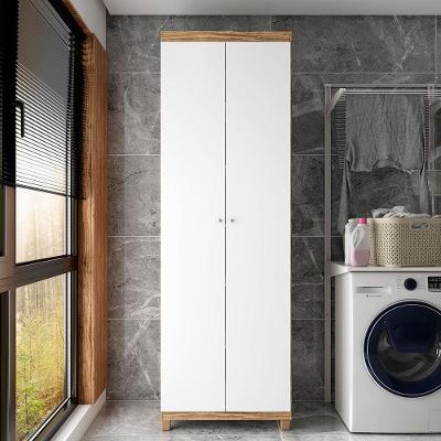 Armário Multiuso Bartira Gigante com 2 Portas e 5 Prateleiras - Branco Fosco