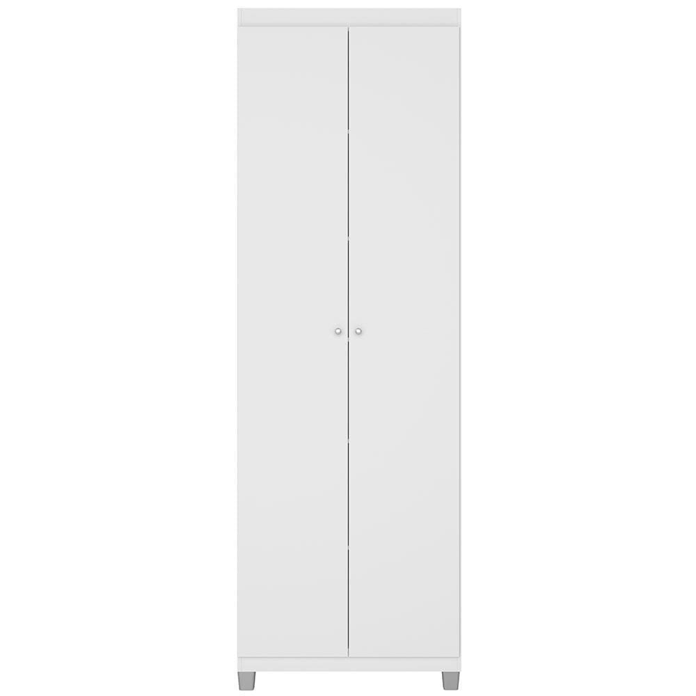 Armário Multiuso Bartira Gigante com 2 Portas e 5 Prateleiras - Branco Fosco - 2