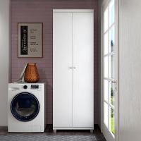 Armário Multiuso Bartira Gigante com 2 Portas e 5 Prateleiras - Branco Fosco - 1