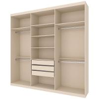 Guarda-Roupa Casal Bartira Genova com 6 Portas e 3 Gavetas - 236,7cm de largura - 5