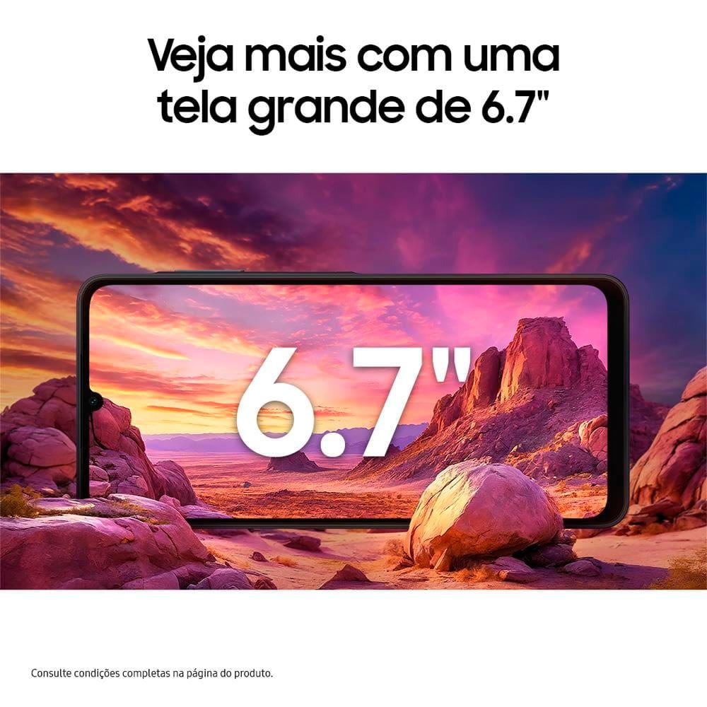 Smartphone Samsung Galaxy A06 Verde Claro 4G 128GB 4GB RAM Tela 6,7" Processador Octa-Core, Câmera Traseira de 50MP e Selfie de 8MP - 5
