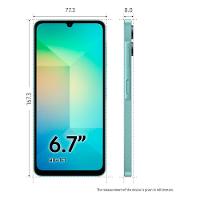 Smartphone Samsung Galaxy A06 Verde Claro 4G 128GB 4GB RAM Tela 6,7" Processador Octa-Core, Câmera Traseira de 50MP e Selfie de 8MP - 3
