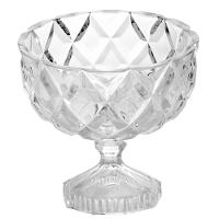 Centro de Mesa Lyor em Cristal com Pé Deli Diamond – 18x18cm - 7