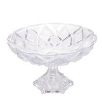 Centro de Mesa Lyor em Cristal Deli Diamond - 32,5 x 19,5cm - 5