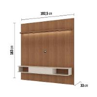 Painel Belluno Artely para TV de até 75 Polegadas com 1 Prateleira e 2 Nichos - 6