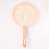 Frigideira de Indução Lyor em Alumínio com Revestimento Cerâmico Granilite Bege – 24cm