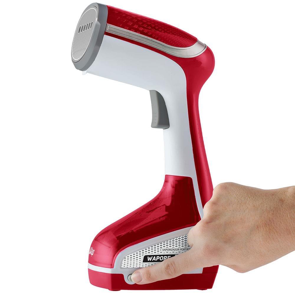 Vaporizador Portátil WAP Wapore Fast 1250 para Desamassar e Higienizar Tecidos 1250W - Branco/Vermelho/Cinza - 8