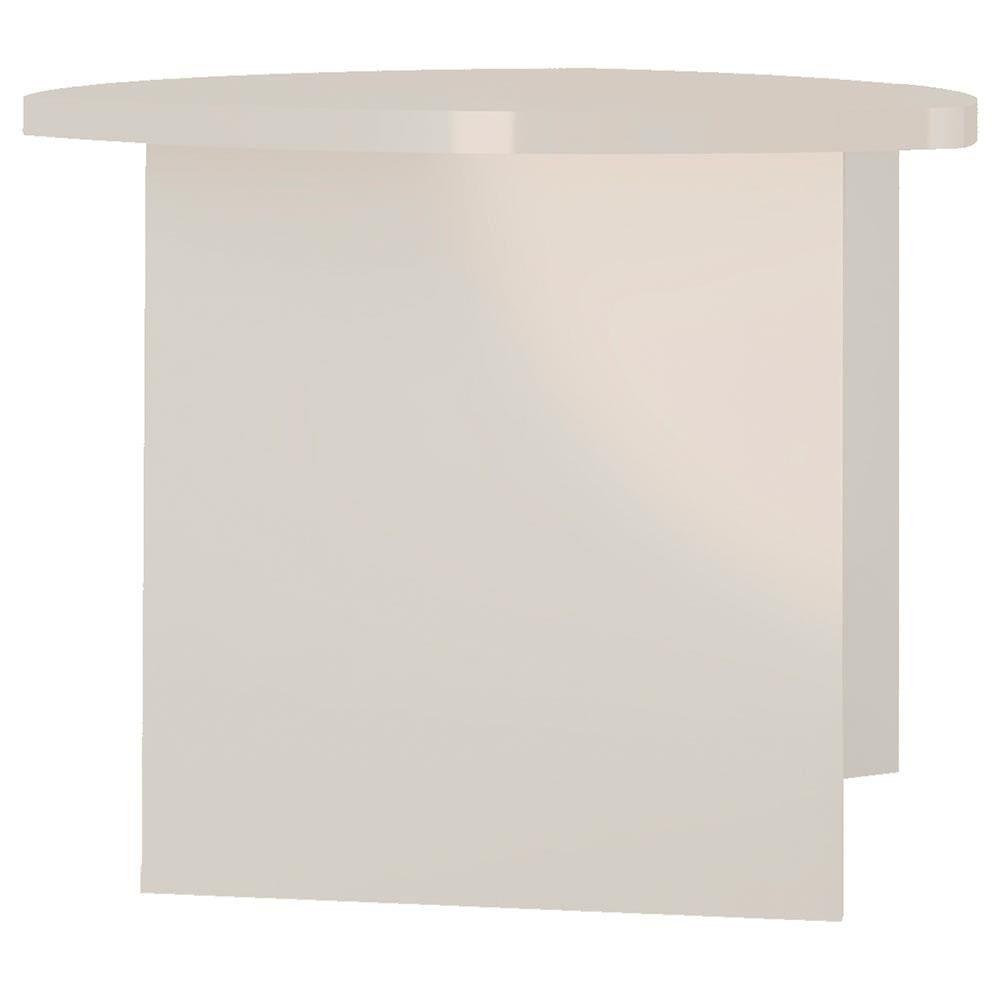 Mesa de Centro Artely Delta com Tampo de 60x58 cm - Off White - 5