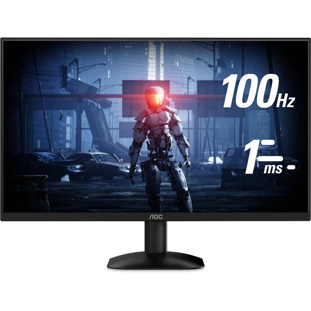Monitor Gamer 24" AOC 24B35HM2 Tela Widescreen, Full HD, 100HZ, 1ms e Adaptive-sync - Preto - 1