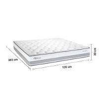 Colchão King Size Herval Silver com Pillow Top e Molas Ensacadas 30x139x203cm - Cinza - 5
