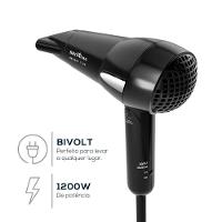 Secador de Cabelos Britânia BSC1200 com Tourmaline Íon Bivolt - 1200W - 9
