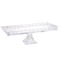 Travessa de Cristal Lyor Dragon com Pé - 10,5x15x34cm (AxLxP) - 1