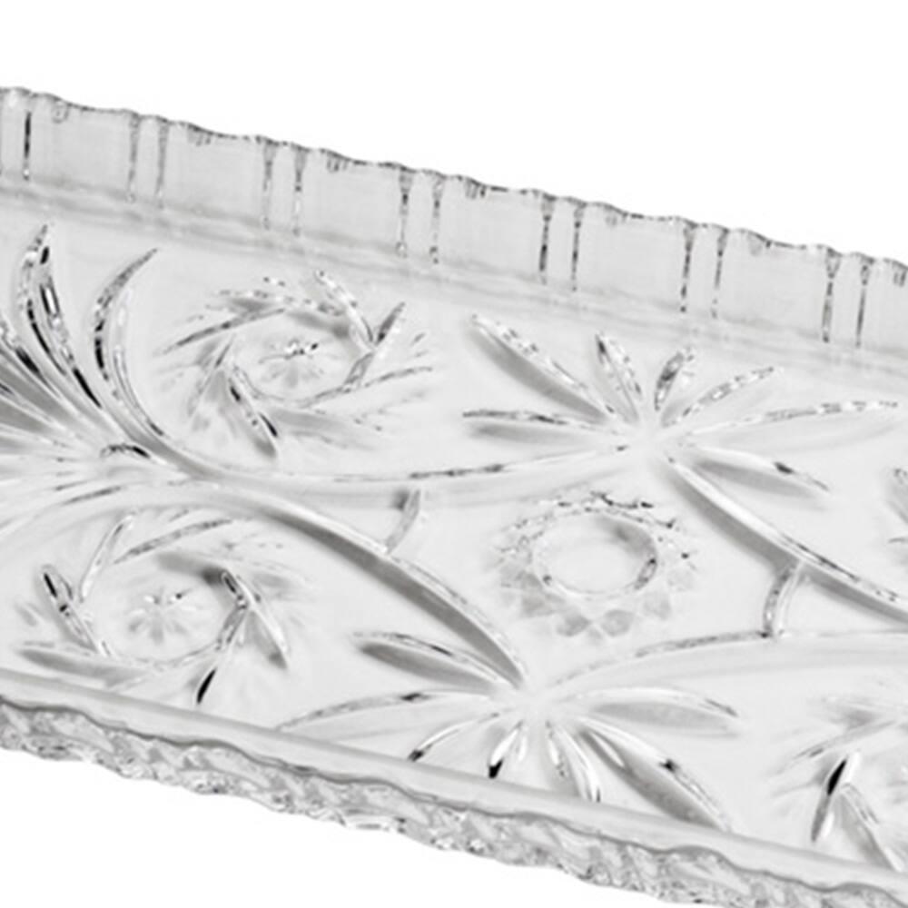 Travessa de Cristal Lyor Dragon – 2,5x15x34cm (AxLxP) - 2