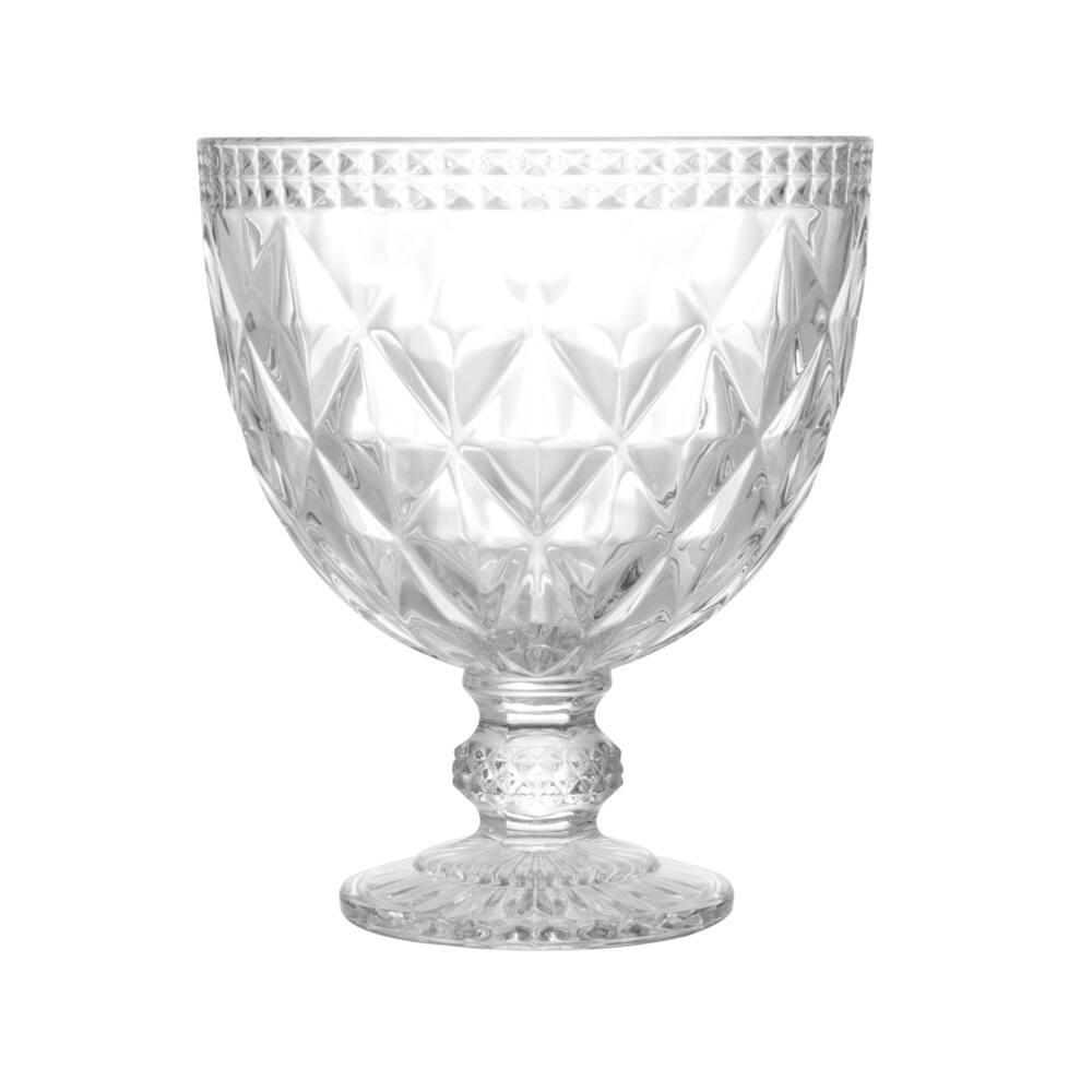 Potiche de Cristal Lyor Diamond com Pé - 28x15x15 cm (AxLxP) - 4