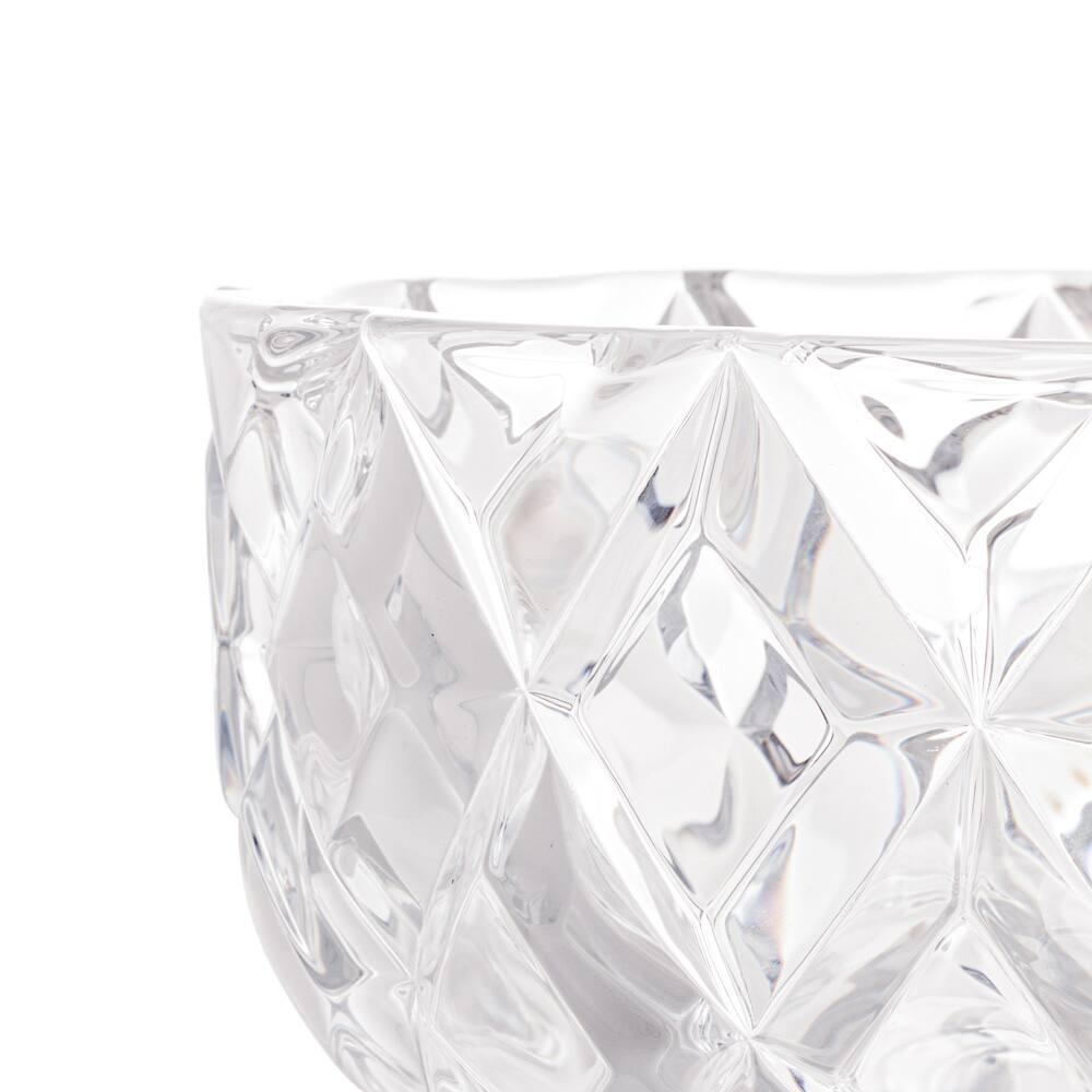 Centro de Mesa Lyor Redondo em Cristal Diamond – 18x10cm - 5